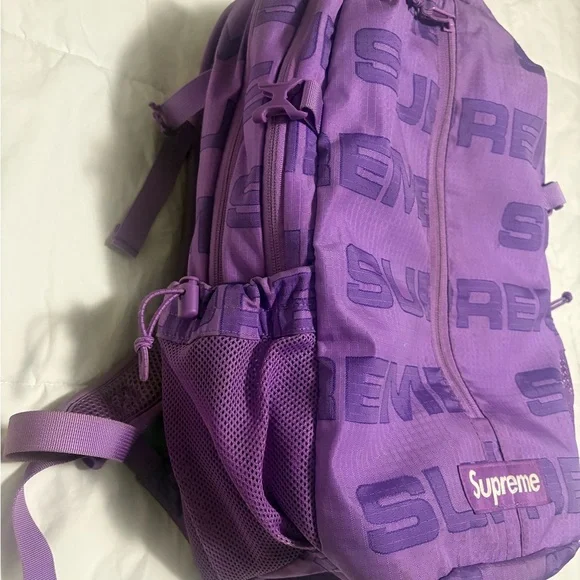 Supreme Purple Backpack - Picture 3 of 10